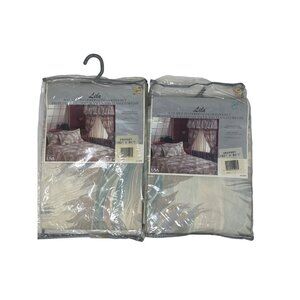 Vintage Lila Set of 2 82" X 84" Draperies